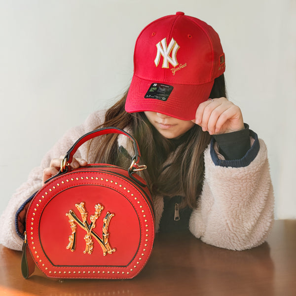 NY PURSE SET (RED)