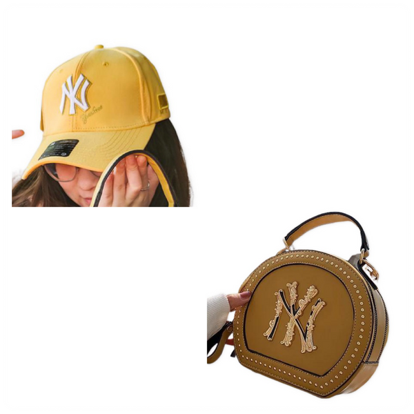 NY PURSE SET (YELLOW)