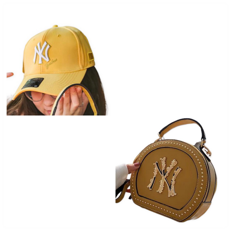 NY PURSE SET (YELLOW)