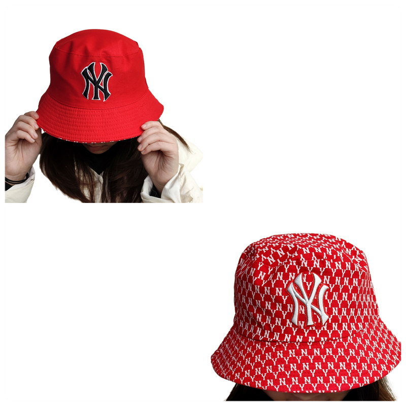 NY BUCKET HAT (RED)