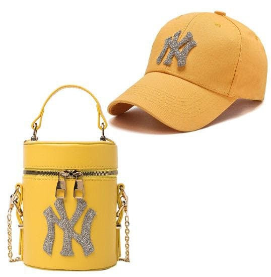 NY RHINESTONE SET (YELLOW)