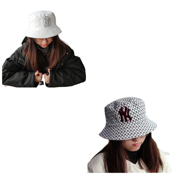 NY BUCKET HAT (WHITE)