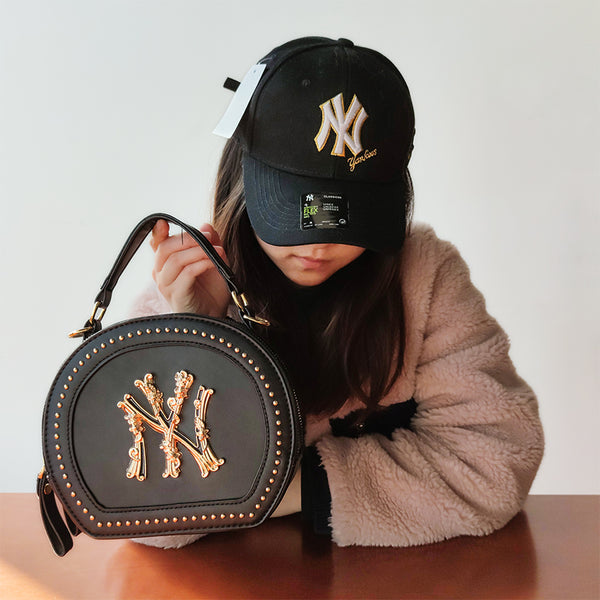 NY PURSE SET (BLACK)